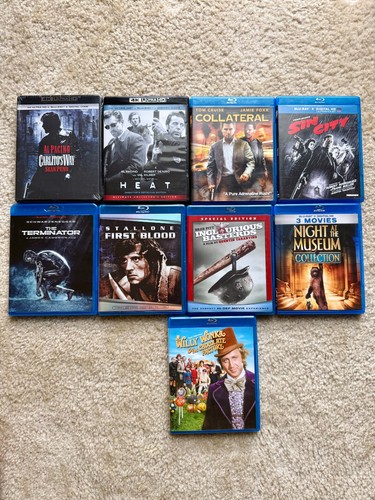 Blu ray uhd lot - 4k,